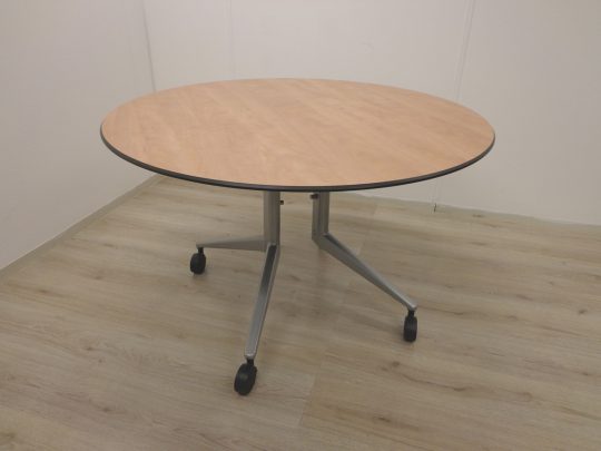 Tafel rond Ahrend 500 eikenkleurig 120 cm Ø