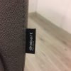 Fauteuil van Drabert grijs met chromen 4 poot