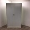 Jaloeziedeurkast wit 200 cm hoog