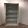 Jaloeziedeurkast wit 200 cm hoog