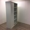 Jaloeziedeurkast wit 200 cm hoog
