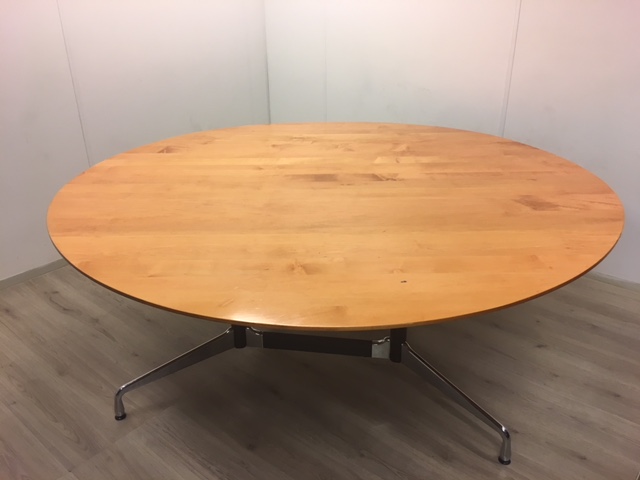 bijgeloof Weglaten bijgeloof Tafel VITRA EAMES rond 200 cm - Bureaustoel.nu