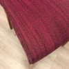Stoel roze gestoffeerd met teak houten poten