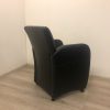 Fauteuil zwart SKAI verrijdbaar