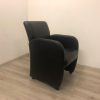 Fauteuil zwart SKAI verrijdbaar
