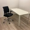 Bureau SAMAS 160x80cm WIT met kabelgaten