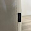 Fauteuil wit leer van Satelliet met chromen poten